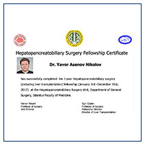 Bulgaristan’dan Yavor Asenov Nikolov’un sertifikası