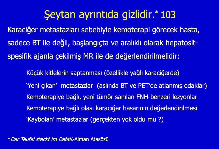 Karaciğer Metastazları